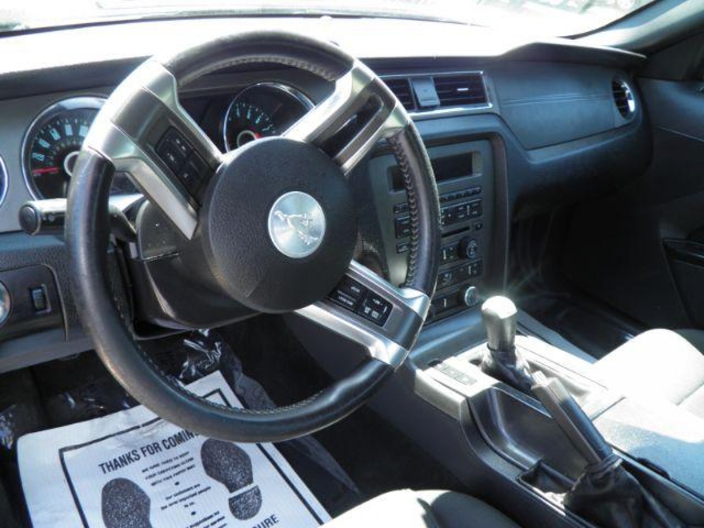 2014 Black Ford Mustang V6 (1ZVBP8AM6E5) with an 3.7L V6 engine, MAN transmission, located at 19521 New George's Creek Rd SW, Barton, MD, 21521, (301) 463-2404, 39.524323, -79.017906- Photo#2