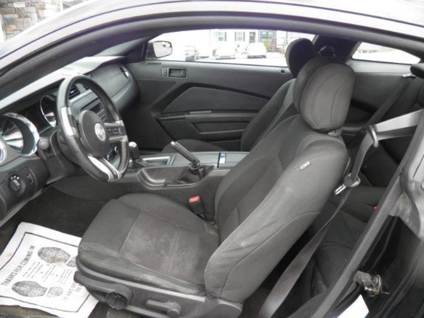 2014 Black Ford Mustang V6 (1ZVBP8AM6E5) with an 3.7L V6 engine, MAN transmission, located at 19521 New George's Creek Rd SW, Barton, MD, 21521, (301) 463-2404, 39.524323, -79.017906 - Photo#1