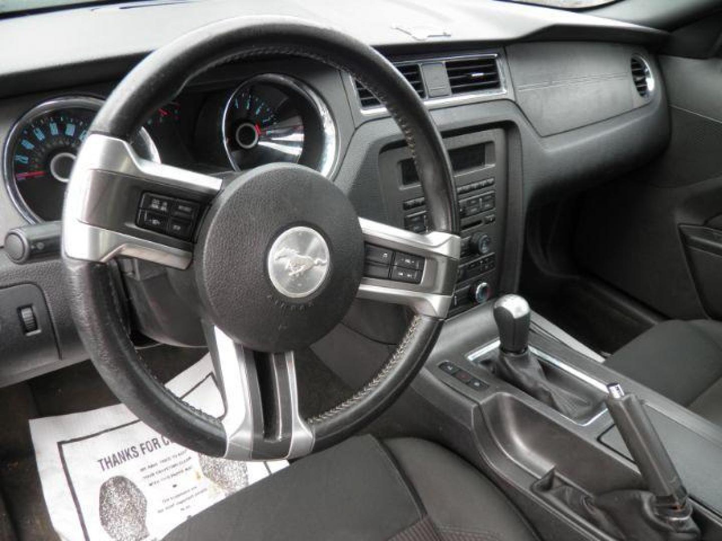 2014 Black Ford Mustang V6 (1ZVBP8AM6E5) with an 3.7L V6 engine, MAN transmission, located at 19521 New George's Creek Rd SW, Barton, MD, 21521, (301) 463-2404, 39.524323, -79.017906 - Photo#2