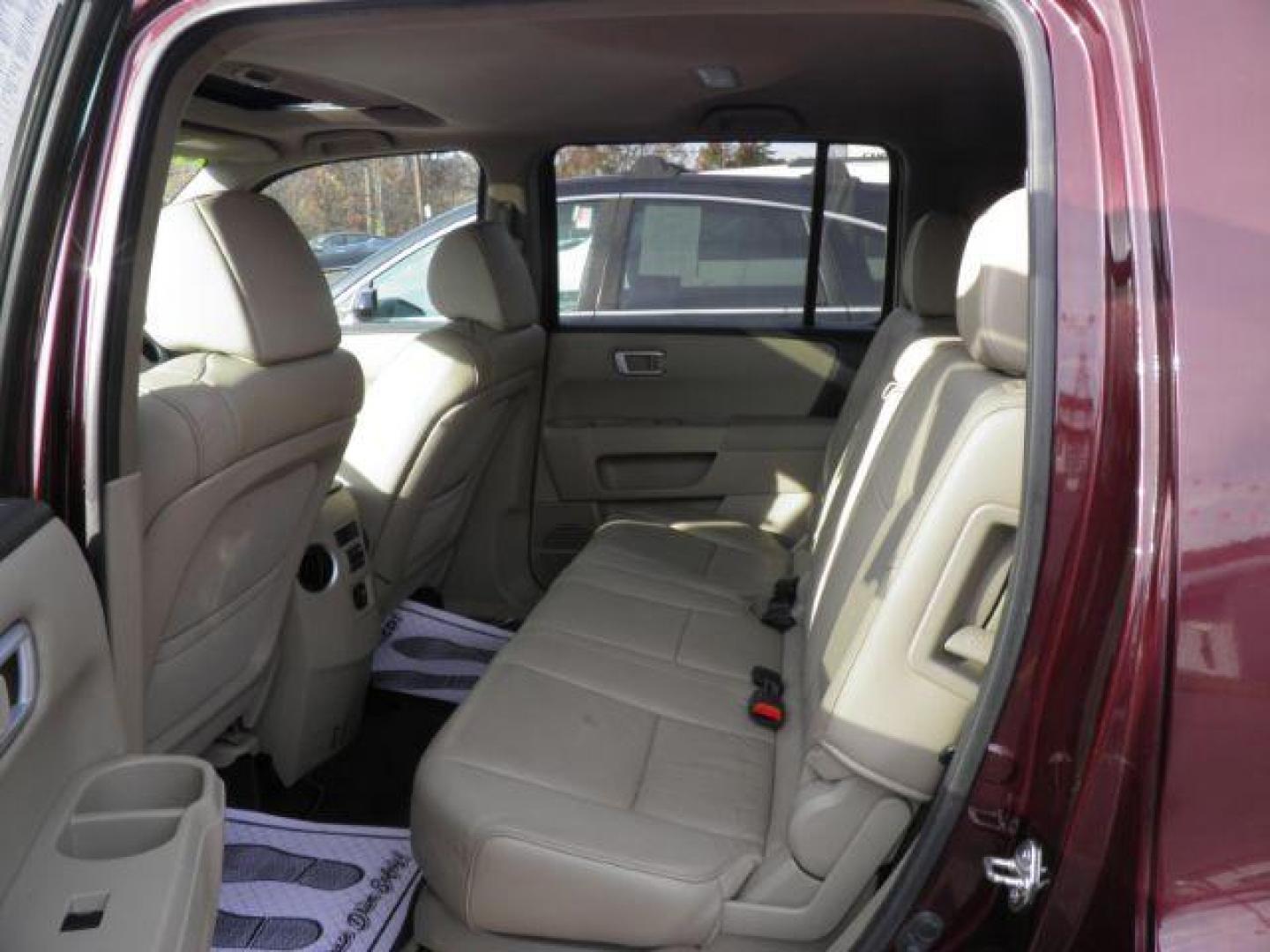 2014 BURGUNDY HONDA PILOT EX-L 4WD 5-Spd AT (5FNYF4H54EB) with an 3.5L V6 engine, AT transmission, located at 15520 McMullen Hwy SW, Belair, MD, 21502, (301) 729-3700, 39.581375, -78.846451 - Photo#3