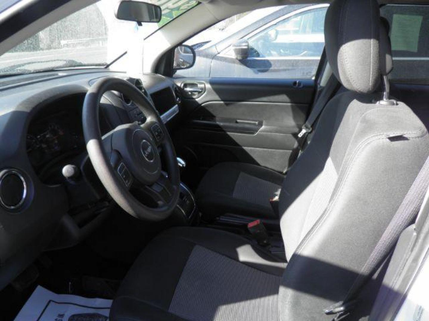 2014 WHITE Jeep Compass Sport (1C4NJDBB8ED) with an 2.4L L4 engine, AT transmission, located at 15520 McMullen Hwy SW, Belair, MD, 21502, (301) 729-3700, 39.581375, -78.846451 - Photo#1