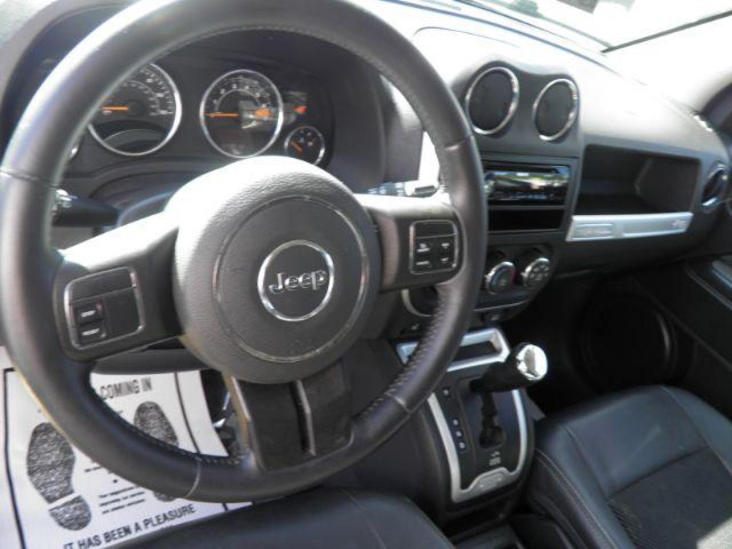 2014 BLACK Jeep Compass Latitude (1C4NJDEB7ED) with an 2.4L L4 engine, AT transmission, located at 15520 McMullen Hwy SW, Belair, MD, 21502, (301) 729-3700, 39.581375, -78.846451 - Photo#2