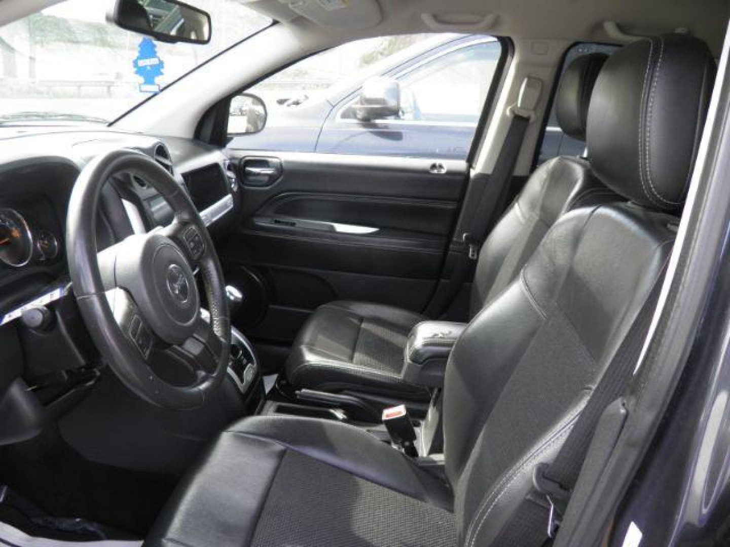 2014 GRAY Jeep Compass Latitude (1C4NJDEB8ED) with an 2.4L L4 engine, AT transmission, located at 19521 New George's Creek Rd SW, Barton, MD, 21521, (301) 463-2404, 39.524323, -79.017906 - Photo#1