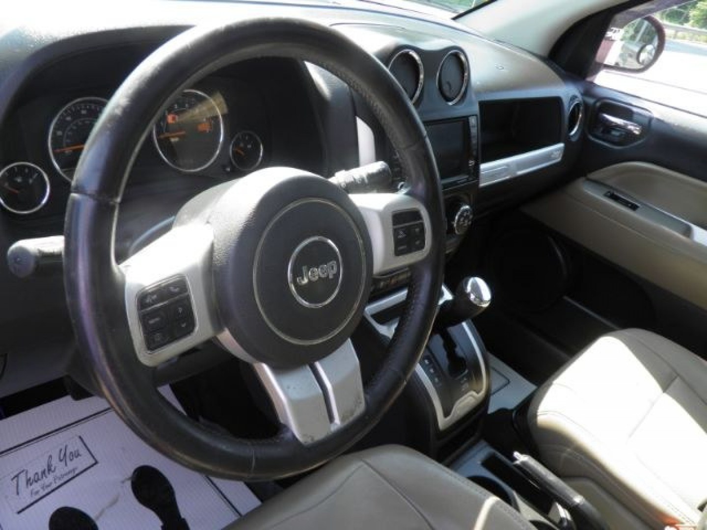 2014 RED Jeep Compass Limited (1C4NJDCB2ED) with an 2.4L L4 engine, AT transmission, located at 19521 New George's Creek Rd SW, Barton, MD, 21521, (301) 463-2404, 39.524323, -79.017906- Photo#2