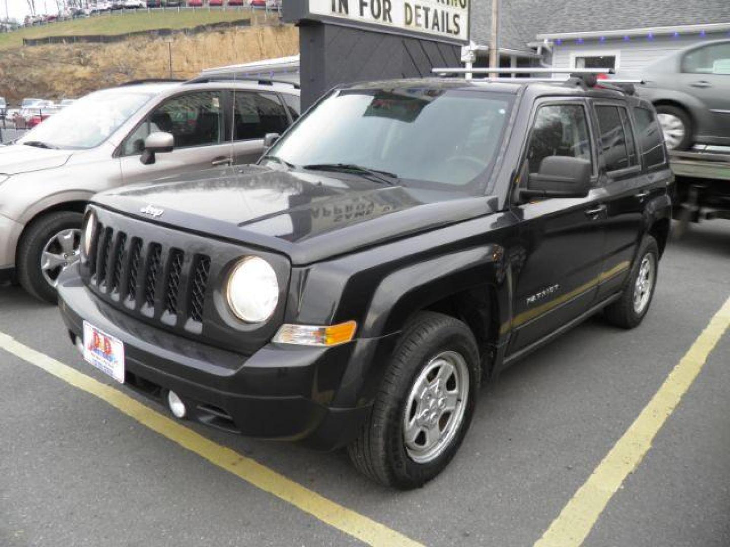2014 Gray Jeep Patriot Sport (1C4NJRBB1ED) with an 2.4L I4 engine, AT transmission, located at 19521 New George's Creek Rd SW, Barton, MD, 21521, (301) 463-2404, 39.524323, -79.017906 - Photo#0