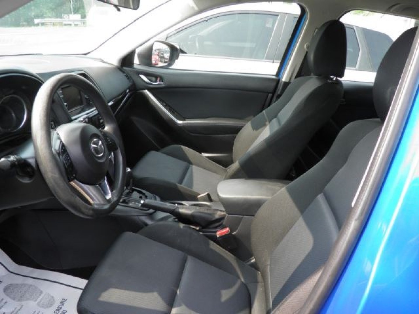 2014 BLUE Mazda CX-5 Sport (JM3KE4BE1E0) with an 2.4L L4 engine, located at 15520 McMullen Hwy SW, Belair, MD, 21502, (301) 729-3700, 39.581375, -78.846451- Photo#1