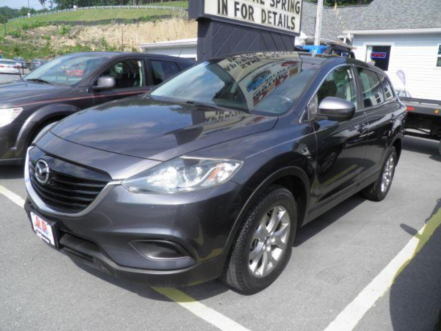 2014 Gray Mazda CX-9 Sport (JM3TB2BA1E0) with an 3.7L V6 engine, AT transmission, located at 15520 McMullen Hwy SW, Belair, MD, 21502, (301) 729-3700, 39.581375, -78.846451 - Photo#0