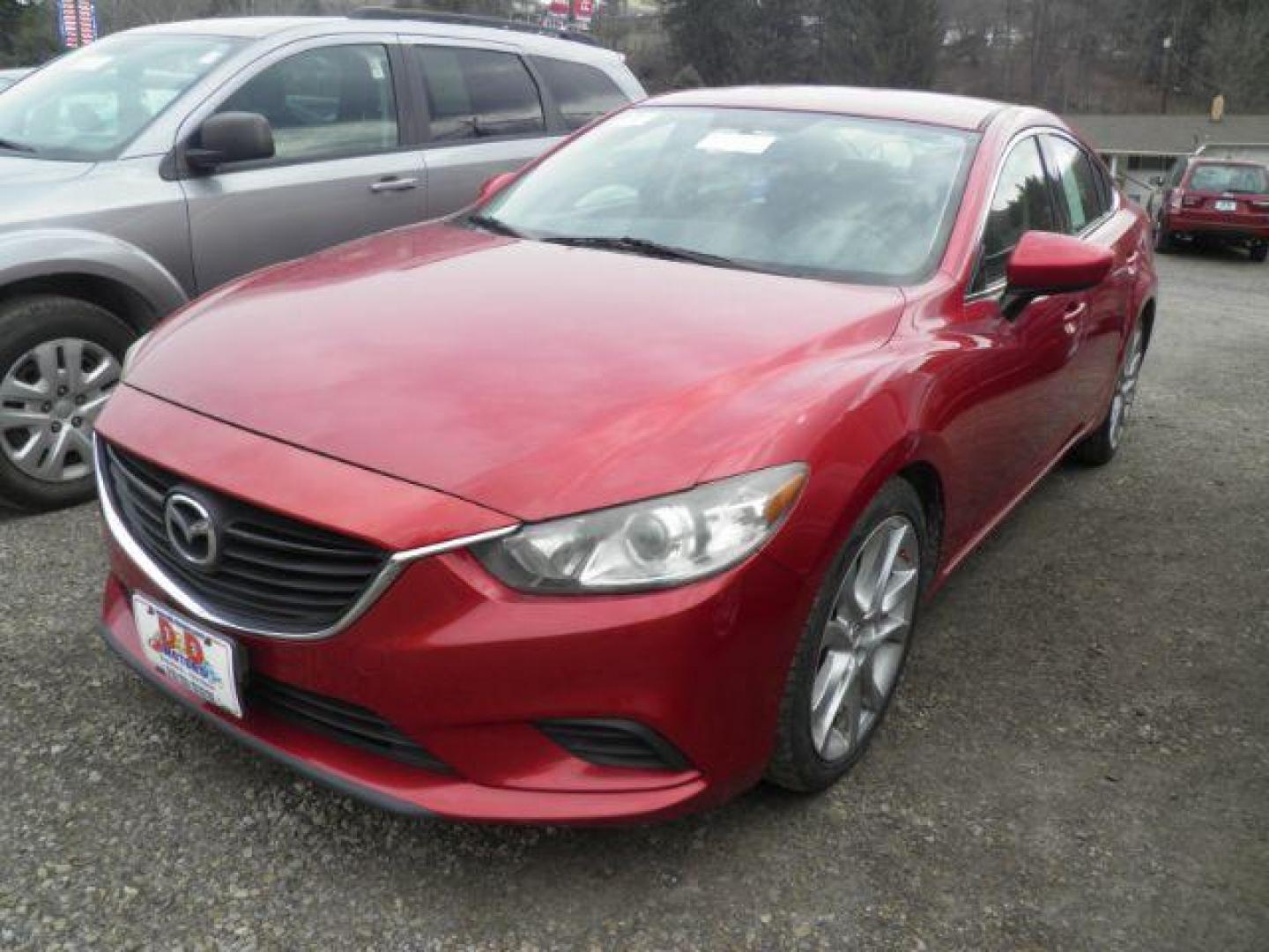 2014 RED Mazda Mazda6 i Touring (JM1GJ1V65E1) with an 2.5 L4 engine, AT transmission, located at 15520 McMullen Hwy SW, Belair, MD, 21502, (301) 729-3700, 39.581375, -78.846451 - Photo#0