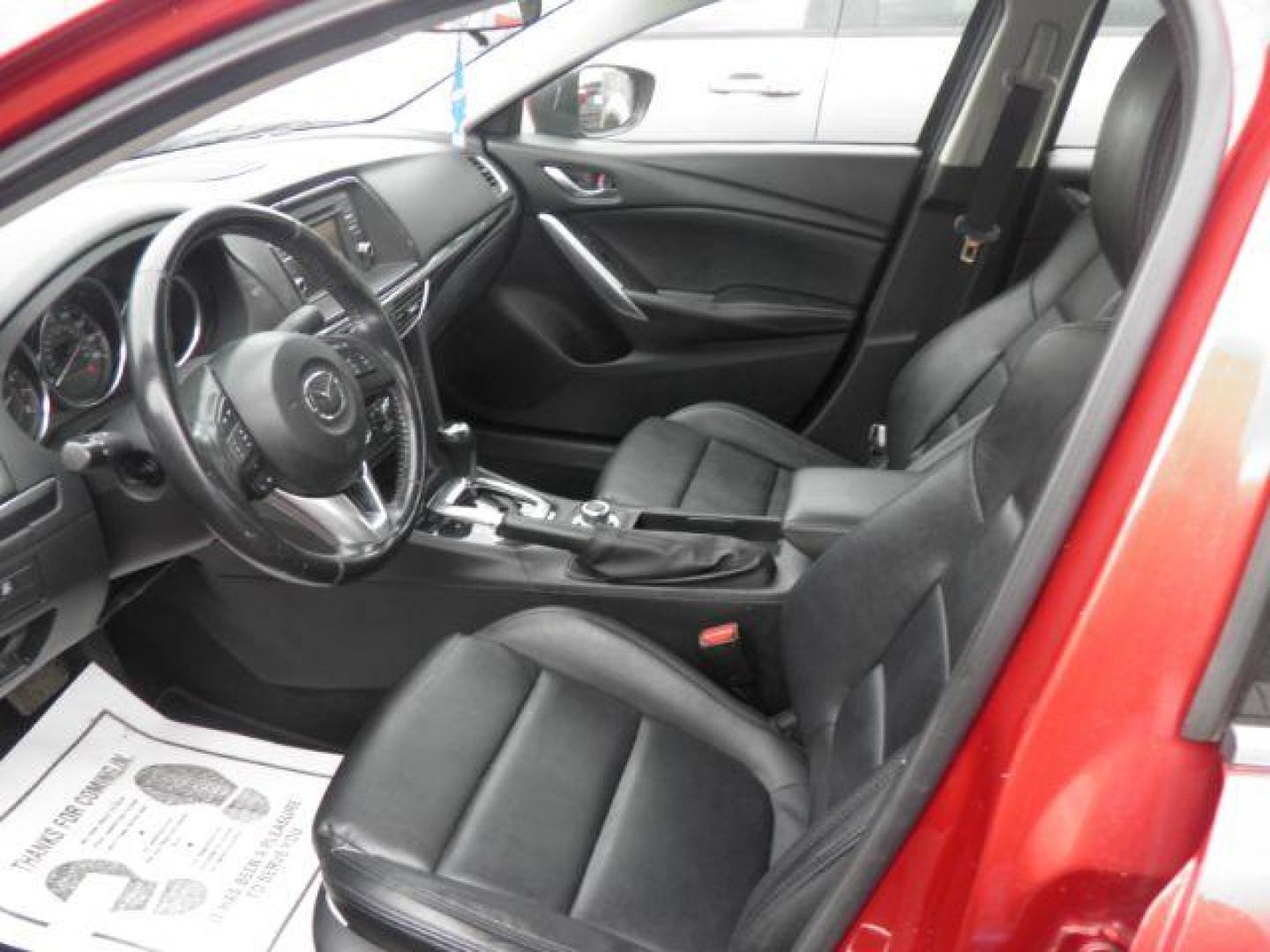 2014 RED Mazda Mazda6 i Touring (JM1GJ1V65E1) with an 2.5 L4 engine, AT transmission, located at 15520 McMullen Hwy SW, Belair, MD, 21502, (301) 729-3700, 39.581375, -78.846451 - Photo#1
