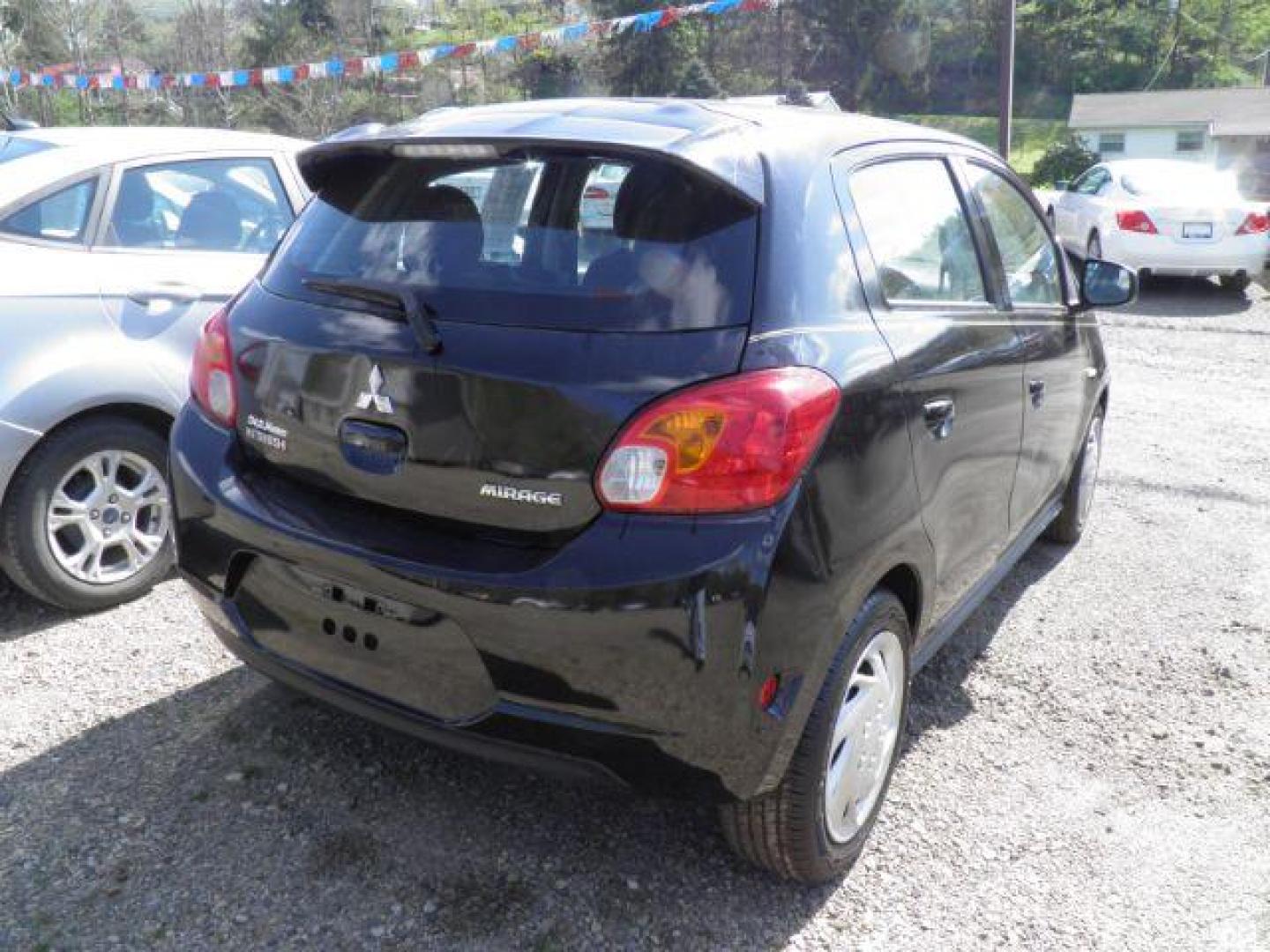 2014 Black Mitsubishi Mirage ES (ML32A3HJ2EH) with an 1.2L I3 engine, AT transmission, located at 19521 New George's Creek Rd SW, Barton, MD, 21521, (301) 463-2404, 39.524323, -79.017906- Photo#4