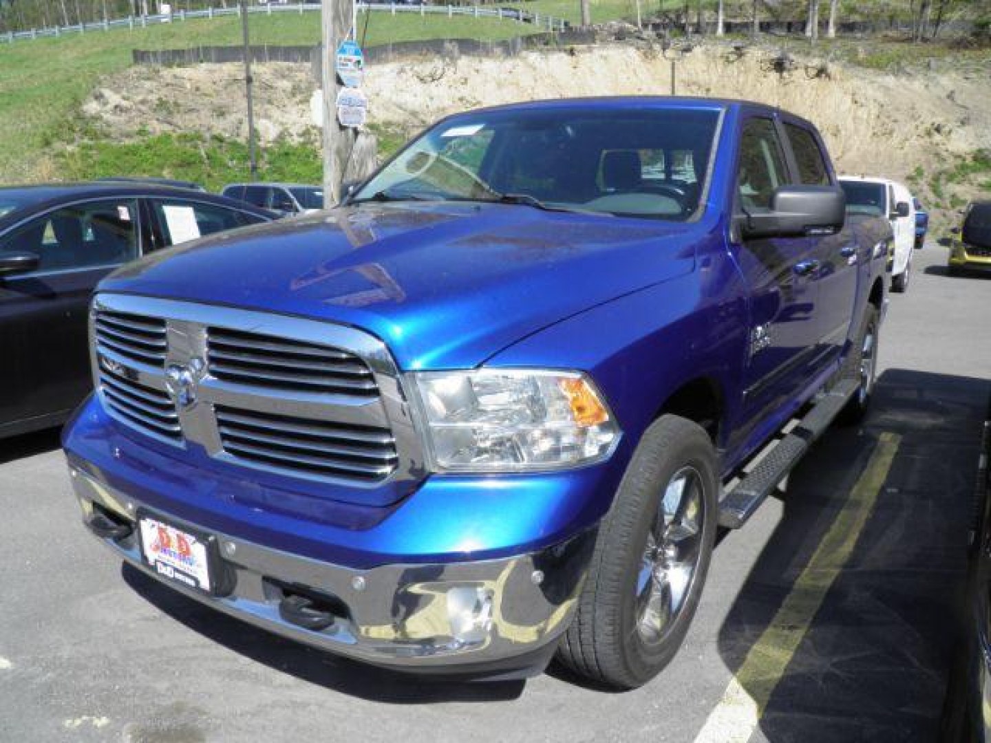 2014 BLUE Ram 1500 Big Horn (1C6RR7LG0ES) with an 3.6L V6 engine, located at 15520 McMullen Hwy SW, Belair, MD, 21502, (301) 729-3700, 39.581375, -78.846451 - Photo#0