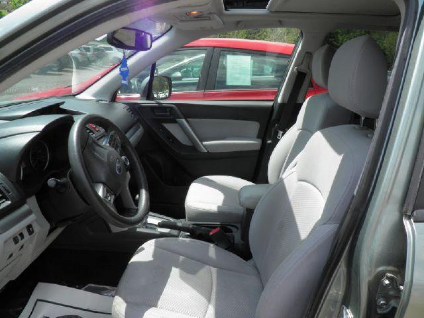 2014 GREEN Subaru Forester 2.5i Premium (JF2SJAEC4EH) with an 2.5 L4 engine, CVT transmission, located at 19521 New George's Creek Rd SW, Barton, MD, 21521, (301) 463-2404, 39.524323, -79.017906- Photo#1