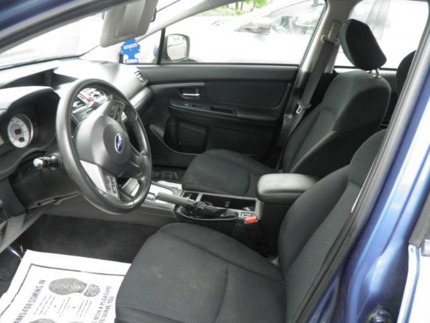 2014 BLUE Subaru Impreza 2.0i Premium (JF1GPAC67E8) with an 2.4L L4 engine, CVT transmission, located at 19521 New George's Creek Rd SW, Barton, MD, 21521, (301) 463-2404, 39.524323, -79.017906- Photo#1