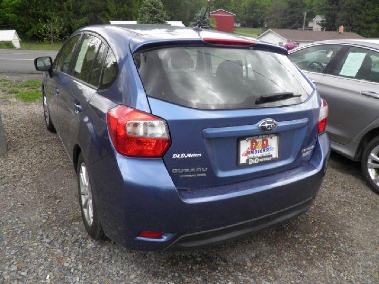 2014 BLUE Subaru Impreza 2.0i Premium (JF1GPAC67E8) with an 2.4L L4 engine, CVT transmission, located at 19521 New George's Creek Rd SW, Barton, MD, 21521, (301) 463-2404, 39.524323, -79.017906- Photo#5