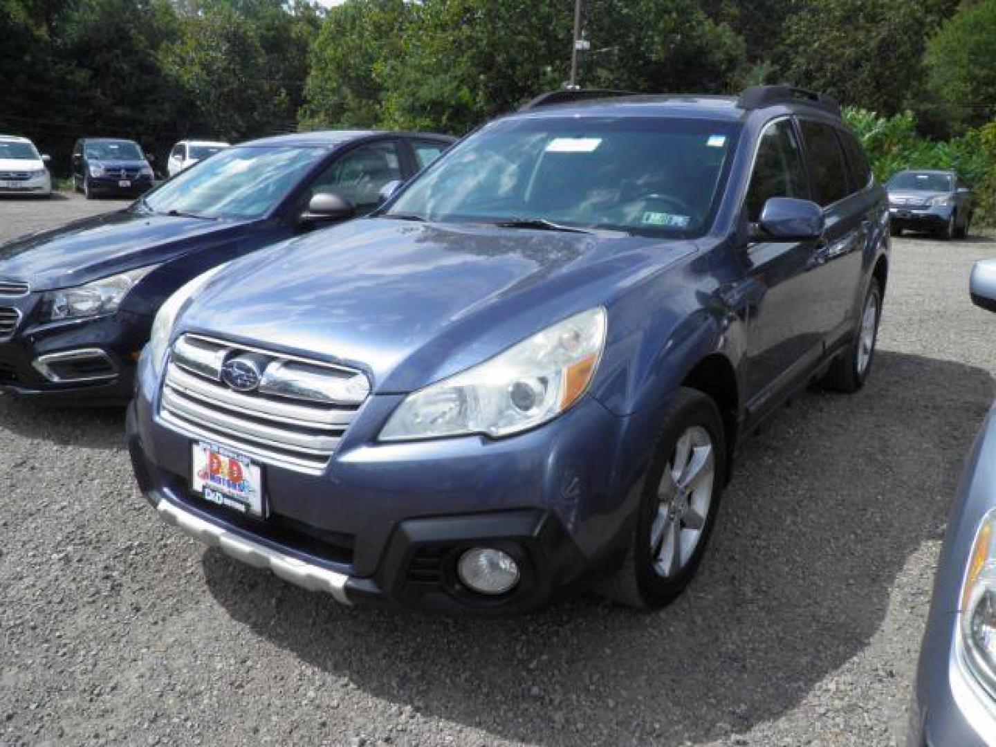 2014 BLUE Subaru Outback 2.5i Limited (4S4BRCLC9E3) with an 2.5l H4 engine, CVT transmission, located at 19521 New George's Creek Rd SW, Barton, MD, 21521, (301) 463-2404, 39.524323, -79.017906 - Photo#0