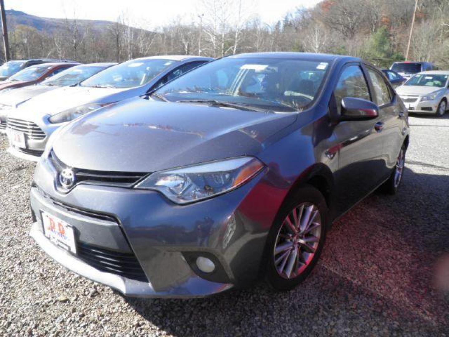 2014 Gray Toyota Corolla LE (2T1BURHEXEC) with an 1.8L I4 engine, AT transmission, located at 15520 McMullen Hwy SW, Belair, MD, 21502, (301) 729-3700, 39.581375, -78.846451 - Photo#0