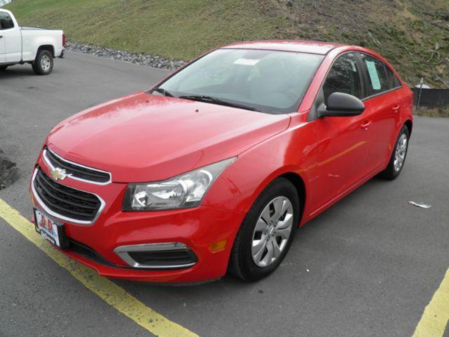 2015 Red Chevrolet Cruze LS Manual (1G1PB5SG9F7) with an 1.8L I4 engine, MAN transmission, located at 15520 McMullen Hwy SW, Belair, MD, 21502, (301) 729-3700, 39.581375, -78.846451 - Photo#0