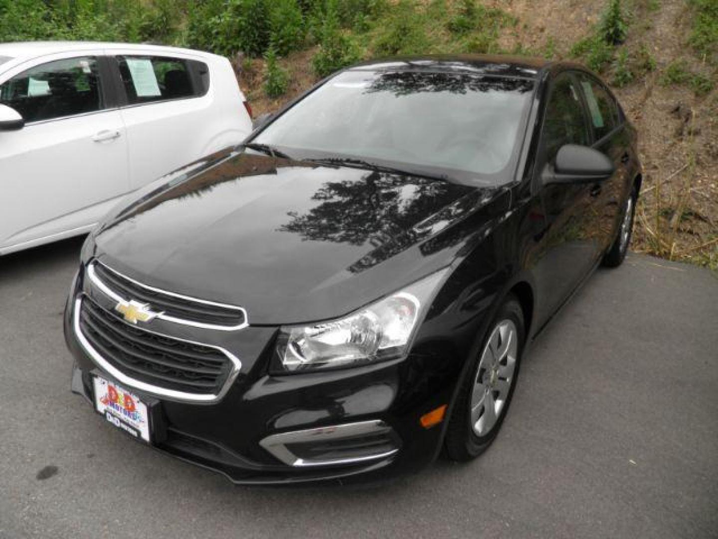2015 Black Chevrolet Cruze LS Auto (1G1PA5SH4F7) with an 1.8L I4 engine, AT transmission, located at 15520 McMullen Hwy SW, Belair, MD, 21502, (301) 729-3700, 39.581375, -78.846451 - Photo#0