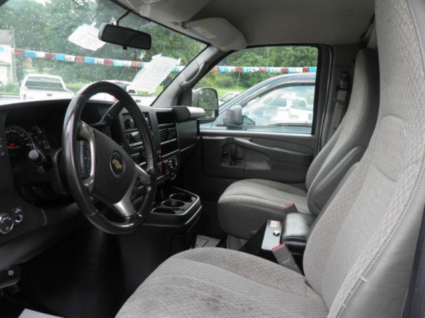 2015 White Chevrolet Express 2500 Work Van (1GCWGFCFXF1) with an 4.8L V8 engine, AT transmission, located at 15520 McMullen Hwy SW, Belair, MD, 21502, (301) 729-3700, 39.581375, -78.846451 - Photo#1