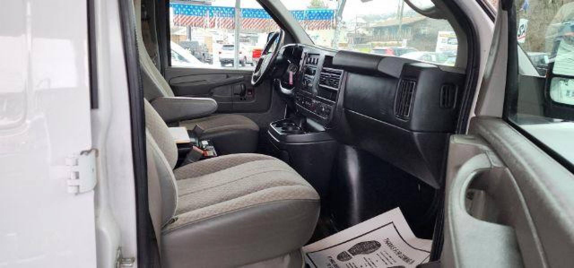 2015 WHITE /Medium Pewter, premium cloth Chevrolet Express CARGO VAN (1GCWGFCF6F1) with an 4.8L V8 FFV engine, AT transmission, located at 19521 New George's Creek Rd SW, Barton, MD, 21521, (301) 463-2404, 39.524323, -79.017906 - FOR A BETTER PRICE CALL PAUL AT 301-268-8150 - Photo#13