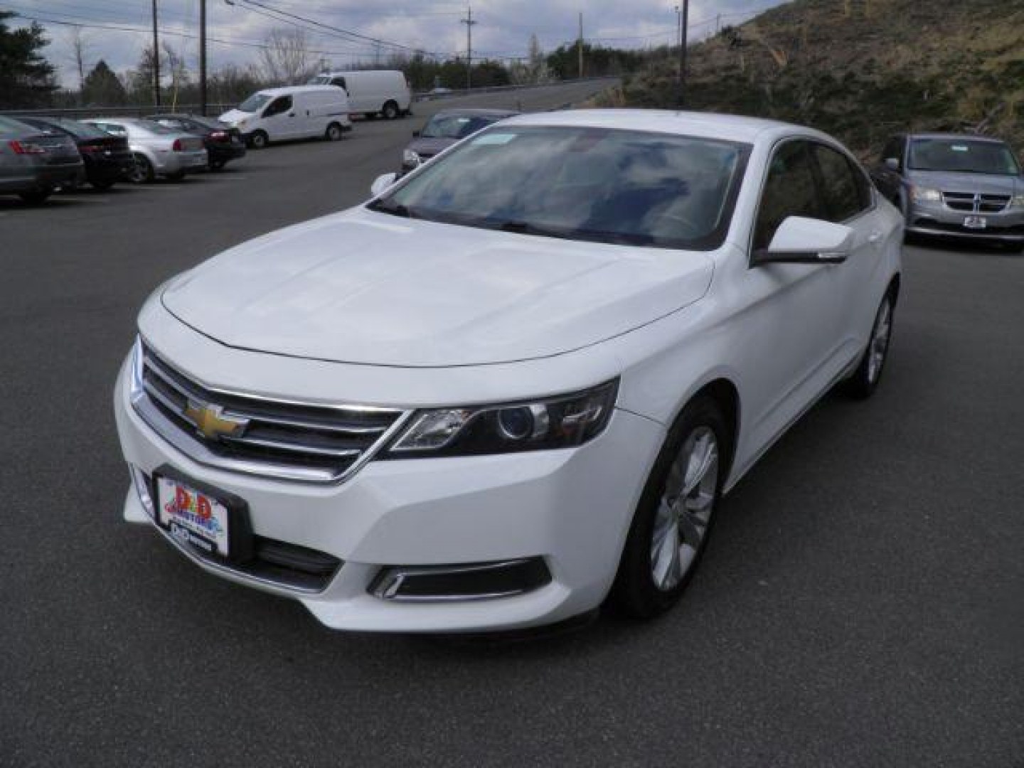 2015 WHITE Chevrolet Impala 2LT (2G1125S35F9) with an 3.6L V6 engine, AT transmission, located at 15520 McMullen Hwy SW, Belair, MD, 21502, (301) 729-3700, 39.581375, -78.846451 - Photo#0