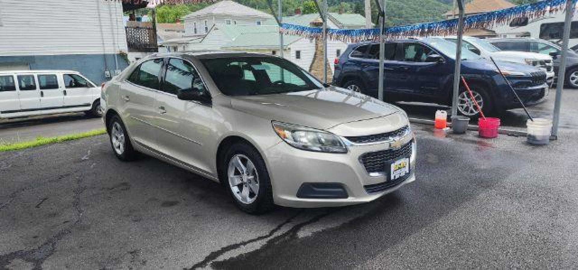2015 GOLD /Cloth Chevrolet Malibu LS (1G11B5SL4FF) with an 2.5 L4 engine, AT transmission, located at 15520 McMullen Hwy SW, Belair, MD, 21502, (301) 729-3700, 39.581375, -78.846451 - Photo#0