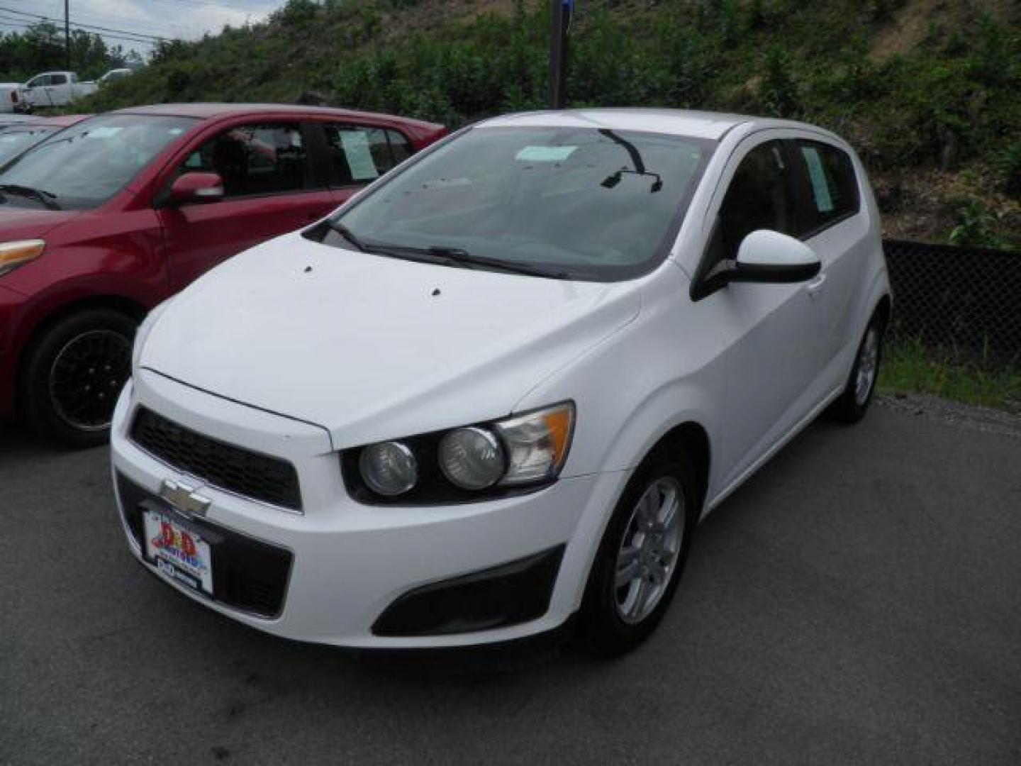 2015 White Chevrolet Sonic LT Auto 5-Door (1G1JC6SG0F4) with an 1.8L I4 engine, AT transmission, located at 19521 New George's Creek Rd SW, Barton, MD, 21521, (301) 463-2404, 39.524323, -79.017906 - Photo#0