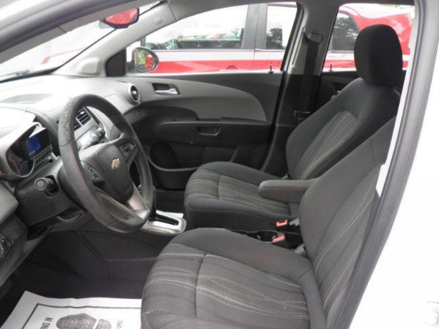 2015 White Chevrolet Sonic LT Auto 5-Door (1G1JC6SG0F4) with an 1.8L I4 engine, AT transmission, located at 19521 New George's Creek Rd SW, Barton, MD, 21521, (301) 463-2404, 39.524323, -79.017906 - Photo#1