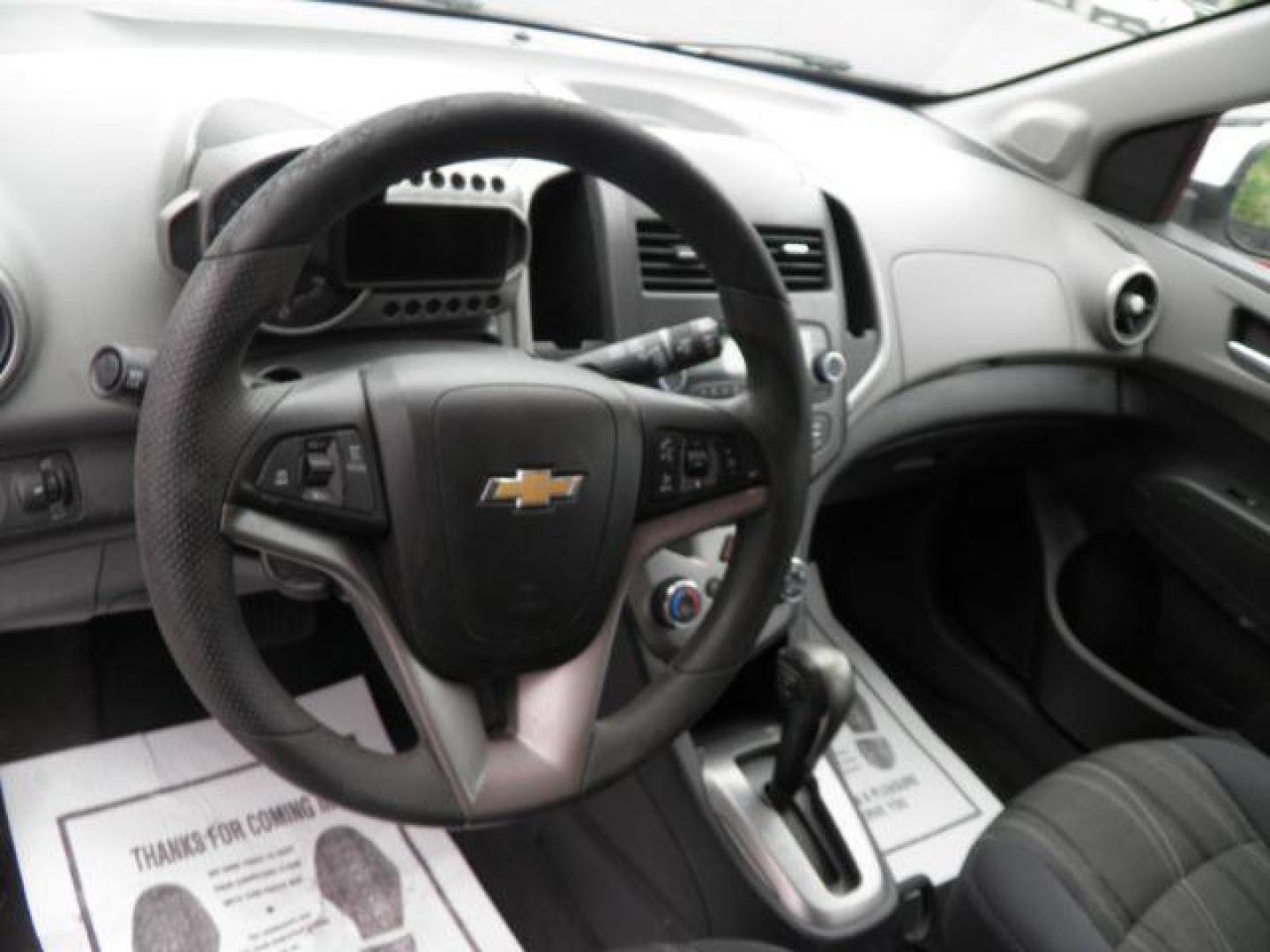 2015 White Chevrolet Sonic LT Auto 5-Door (1G1JC6SG0F4) with an 1.8L I4 engine, AT transmission, located at 19521 New George's Creek Rd SW, Barton, MD, 21521, (301) 463-2404, 39.524323, -79.017906 - Photo#2