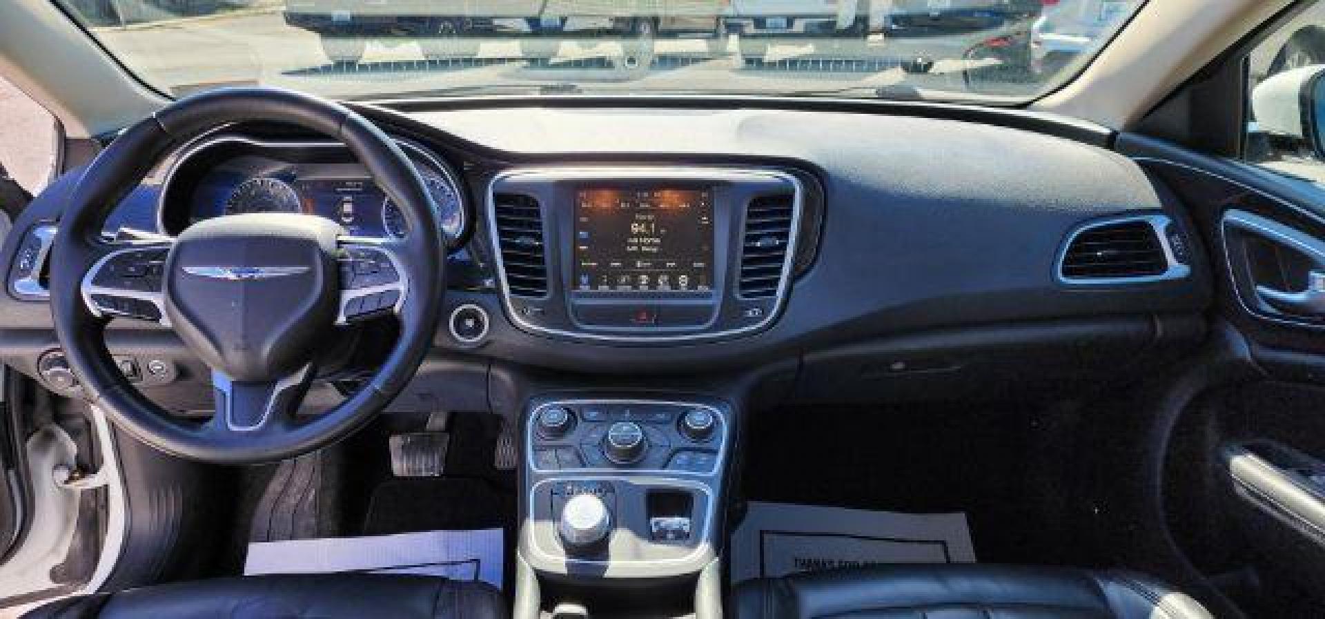 2015 White /Black Chrysler 200 C (1C3CCCCB4FN) with an 2.4L I4 engine, AT transmission, located at 15520 McMullen Hwy SW, Belair, MD, 21502, (301) 729-3700, 39.581375, -78.846451 - FOR A BETTER PRICE CALL PAUL AT 301-268-8150 - Photo#6