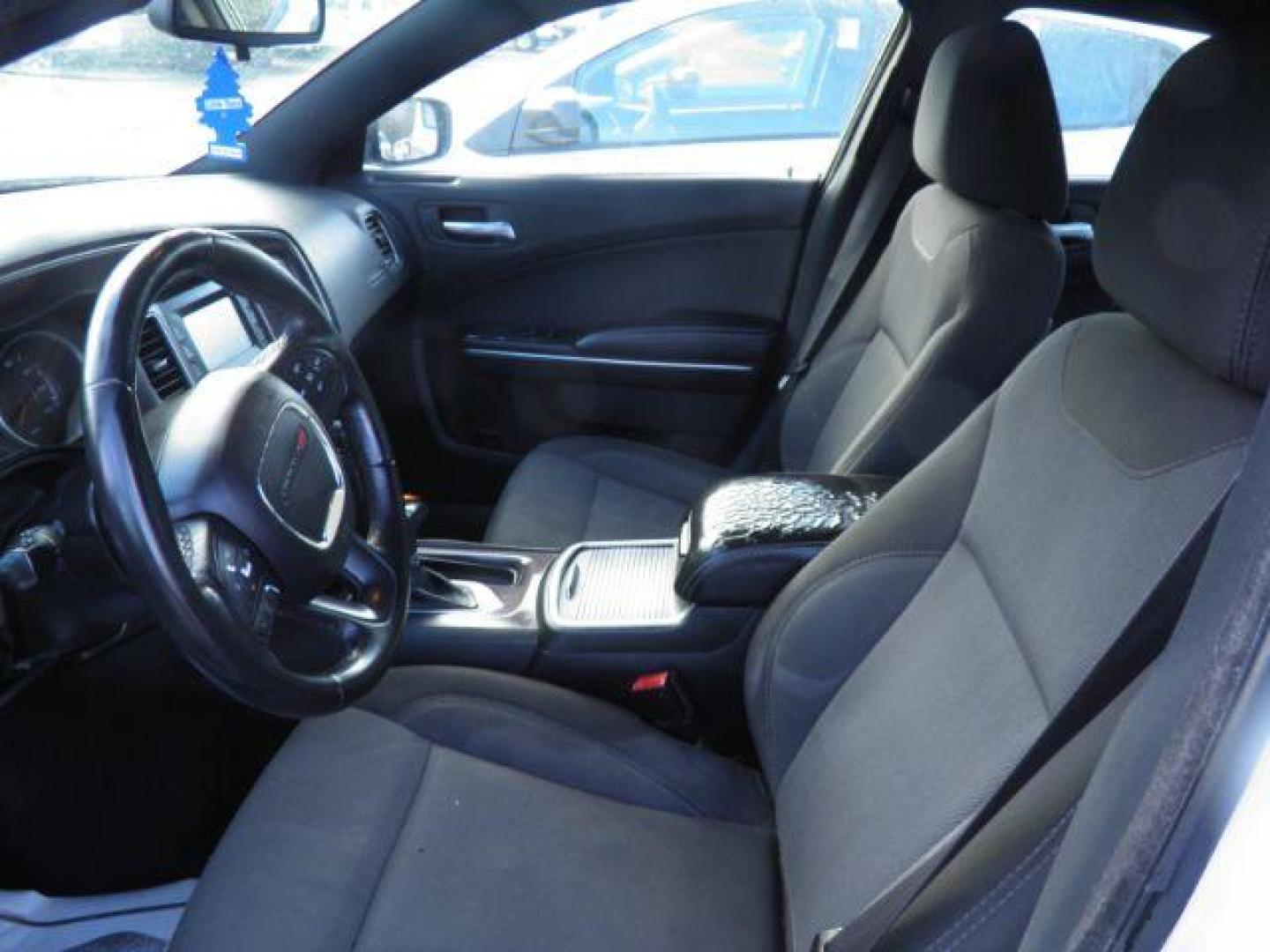 2015 White Dodge Charger SE (2C3CDXBG8FH) with an 3.6L V6 engine, AT transmission, located at 15520 McMullen Hwy SW, Belair, MD, 21502, (301) 729-3700, 39.581375, -78.846451 - Photo#1