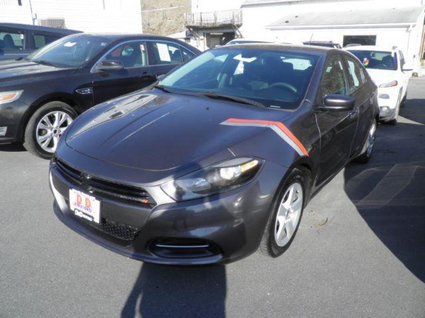 2015 GRAY Dodge Dart SXT (1C3CDFBB4FD) with an 2.4L L4 engine, AT transmission, located at 15520 McMullen Hwy SW, Belair, MD, 21502, (301) 729-3700, 39.581375, -78.846451 - Photo#0