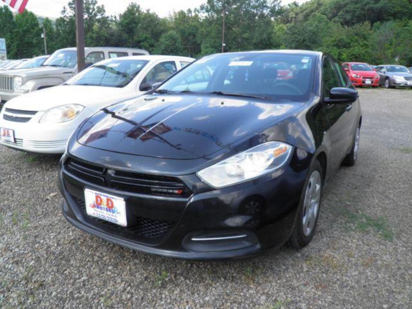 2015 Black Dodge Dart SE (1C3CDFAA9FD) with an 2.4L I4 engine, located at 19521 New George's Creek Rd SW, Barton, MD, 21521, (301) 463-2404, 39.524323, -79.017906 - Photo#0