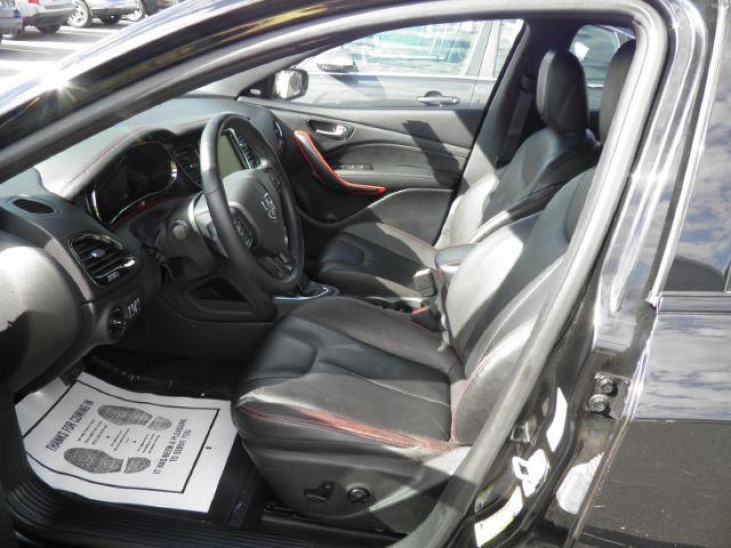 2015 Black Dodge Dart GT (1C3CDFEB9FD) with an 2.4L I4 engine, AT transmission, located at 15520 McMullen Hwy SW, Belair, MD, 21502, (301) 729-3700, 39.581375, -78.846451 - Photo#1