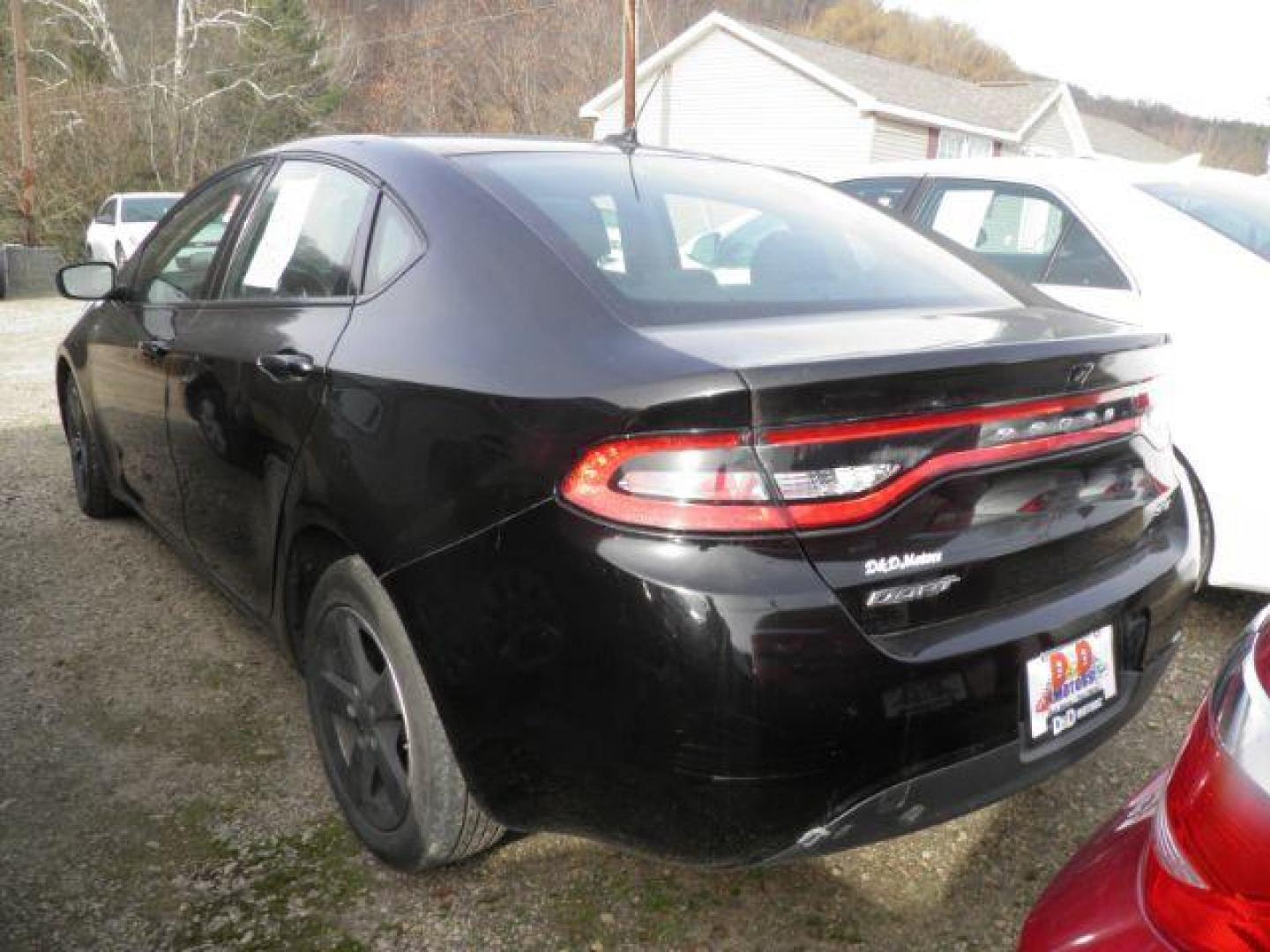 2015 BLACK Dodge Dart SXT (1C3CDFBBXFD) with an 2.4L L4 engine, located at 19521 New George's Creek Rd SW, Barton, MD, 21521, (301) 463-2404, 39.524323, -79.017906 - Photo#4