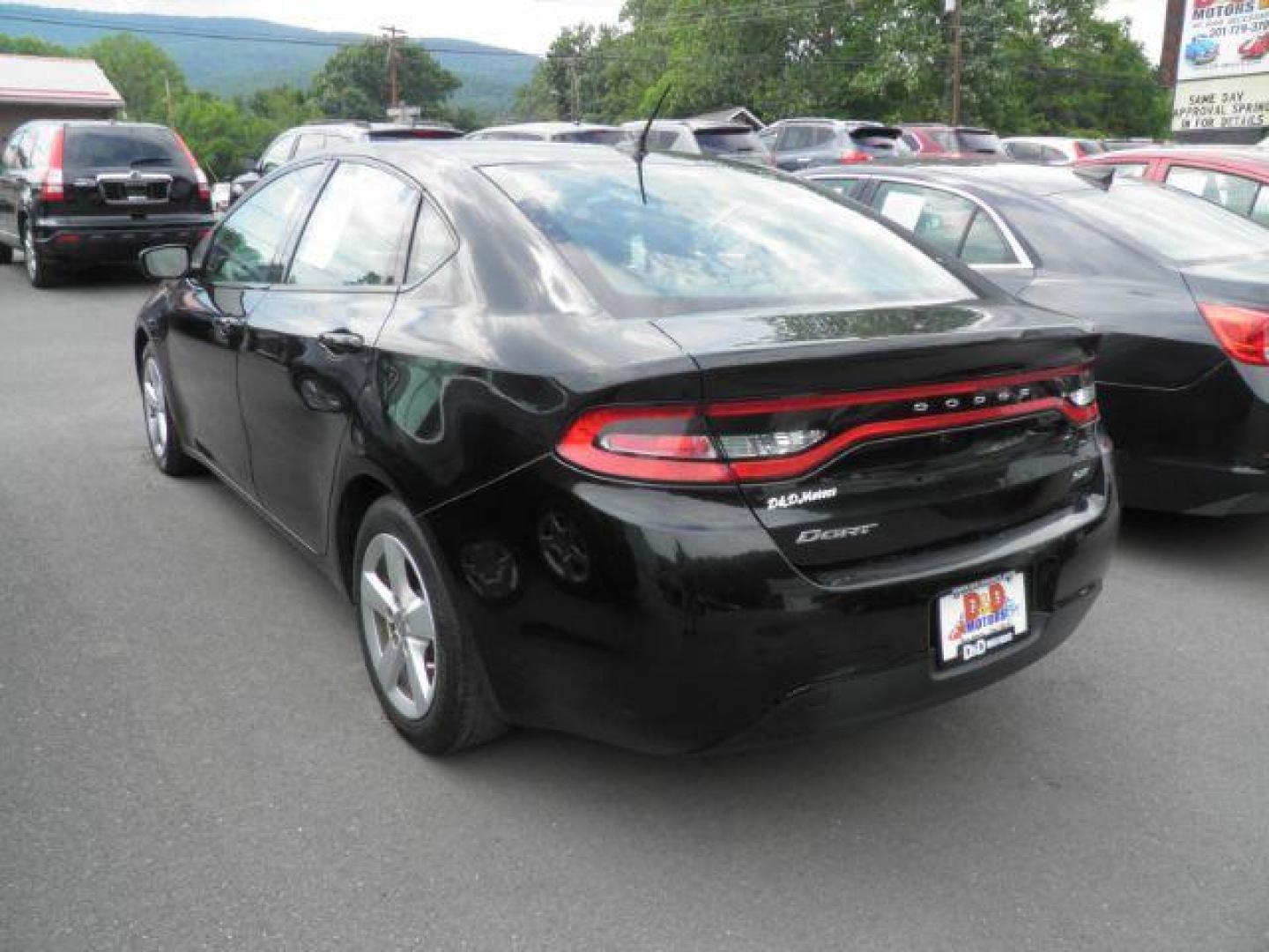 2015 BLACK Dodge Dart SXT (1C3CDFBB3FD) with an 2.4L L4 engine, AT transmission, located at 15520 McMullen Hwy SW, Belair, MD, 21502, (301) 729-3700, 39.581375, -78.846451 - Photo#4