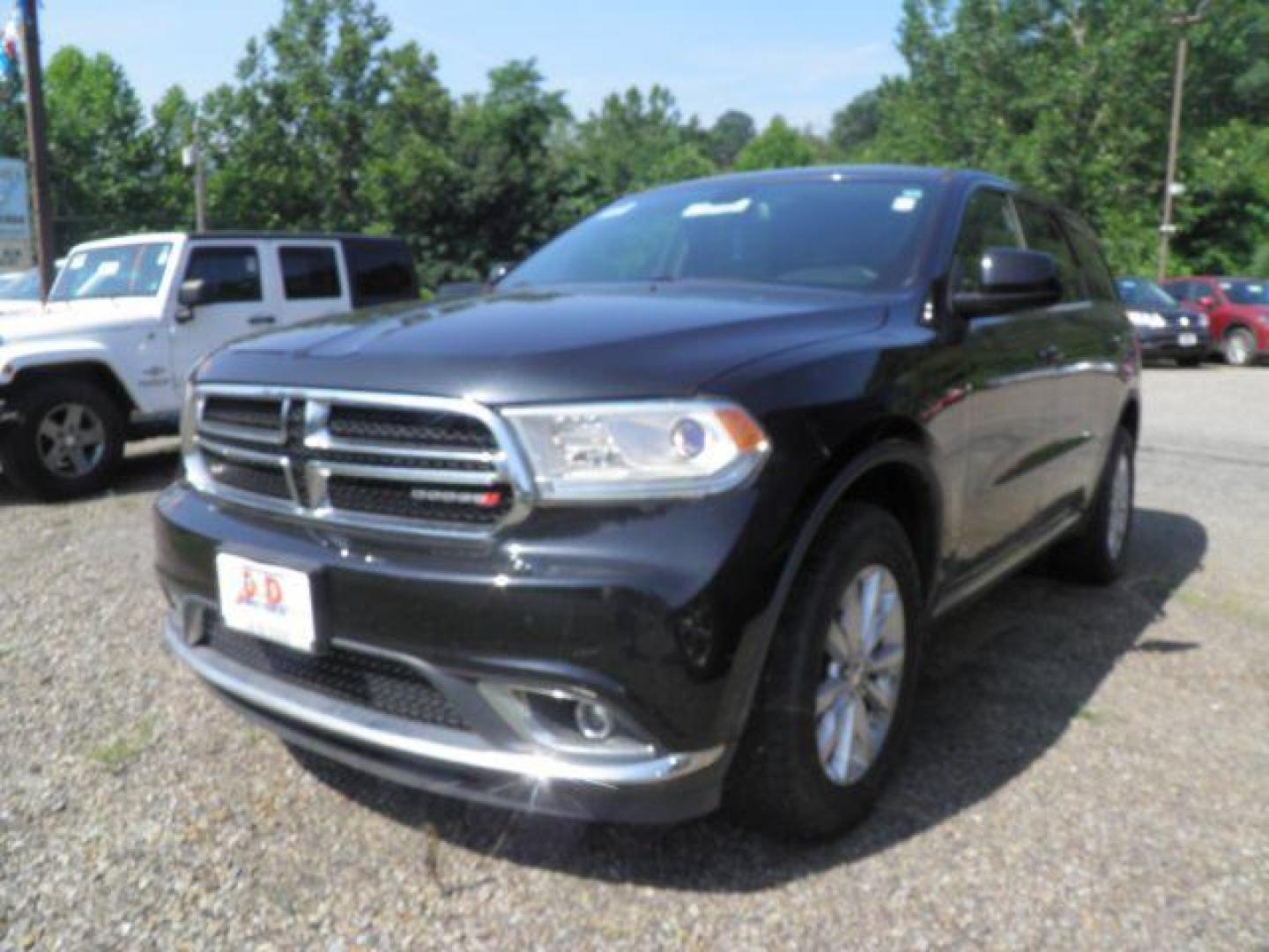 2015 BLACK Dodge Durango SXT (1C4RDJAG4FC) with an 3.6L V6 engine, AT transmission, located at 19521 New George's Creek Rd SW, Barton, MD, 21521, (301) 463-2404, 39.524323, -79.017906 - Photo#0