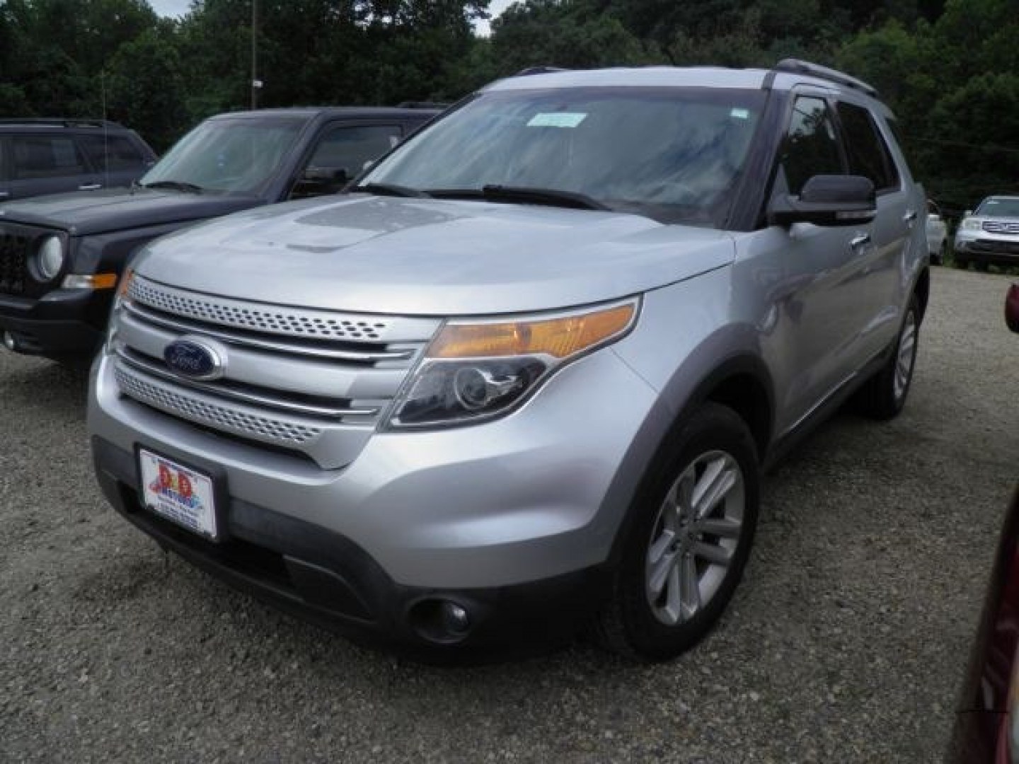 2015 SILVER Ford Explorer XLT (1FM5K8D82FG) with an 3.5L V-6 DOHC engine, located at 19521 New George's Creek Rd SW, Barton, MD, 21521, (301) 463-2404, 39.524323, -79.017906- Photo#0