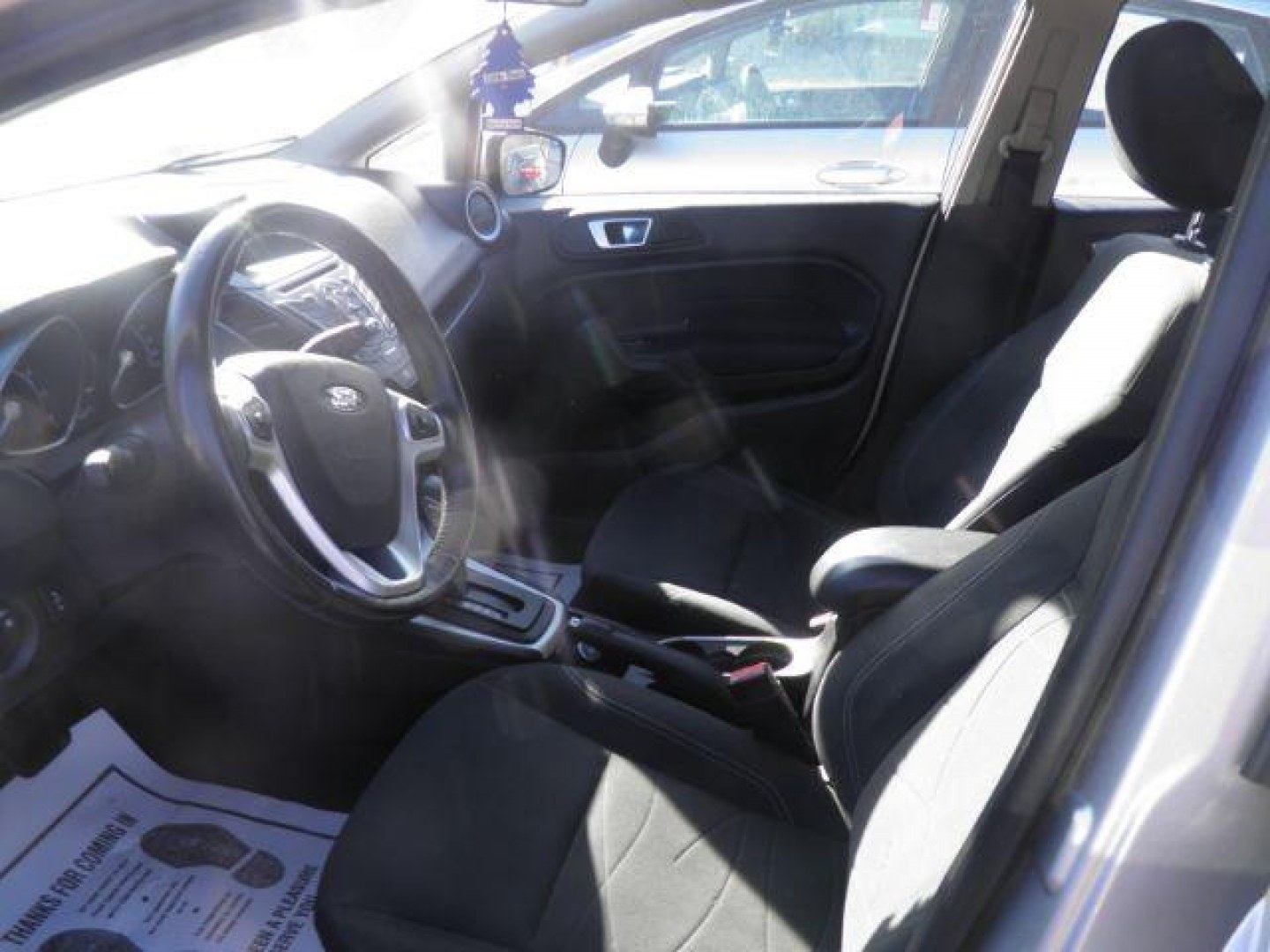 2015 Silver Ford Fiesta SE Sedan (3FADP4BJ6FM) with an 1.6L I4 engine, AT transmission, located at 19521 New George's Creek Rd SW, Barton, MD, 21521, (301) 463-2404, 39.524323, -79.017906 - Photo#1