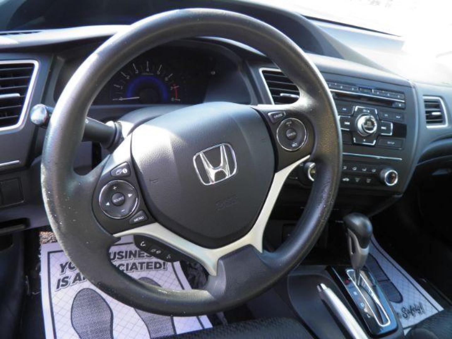 2015 BLACK Honda Civic LX Sedan CVT (19XFB2F57FE) with an 1.8L L4 engine, AT transmission, located at 19521 New George's Creek Rd SW, Barton, MD, 21521, (301) 463-2404, 39.524323, -79.017906 - Photo#2