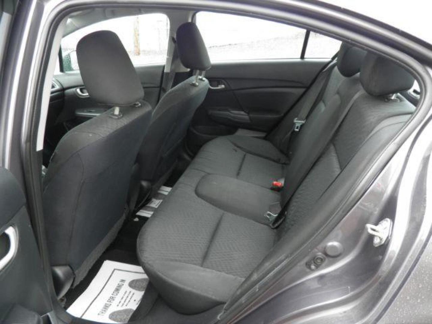 2015 Gray /Black, cloth Honda Civic LX Sedan (19XFB2F50FE) with an 1.8L I4 engine, AT transmission, located at 15520 McMullen Hwy SW, Belair, MD, 21502, (301) 729-3700, 39.581375, -78.846451 - Photo#6