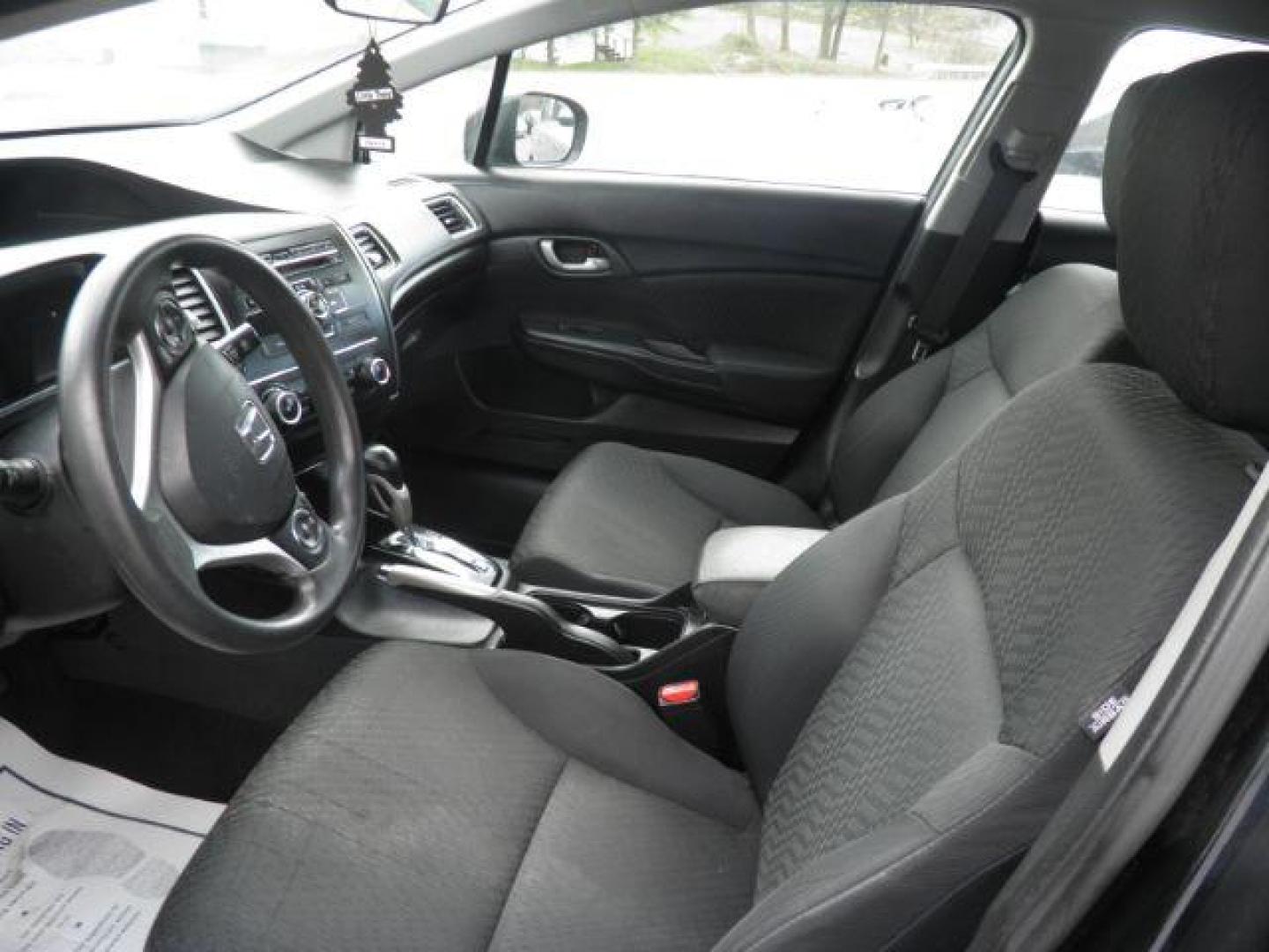 2015 BLACK Honda Civic LX Sedan CVT (2HGFB2F59FH) with an 1.8L L4 engine, AT transmission, located at 19521 New George's Creek Rd SW, Barton, MD, 21521, (301) 463-2404, 39.524323, -79.017906 - Photo#1
