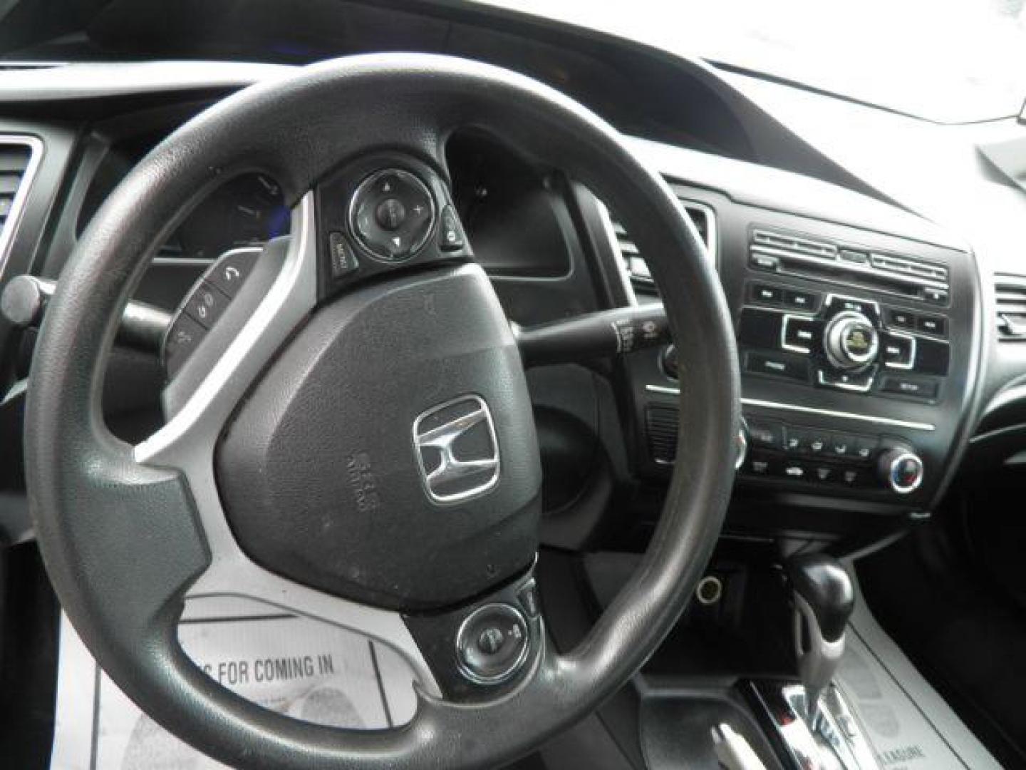 2015 BLACK Honda Civic LX Sedan CVT (2HGFB2F59FH) with an 1.8L L4 engine, AT transmission, located at 19521 New George's Creek Rd SW, Barton, MD, 21521, (301) 463-2404, 39.524323, -79.017906 - Photo#2