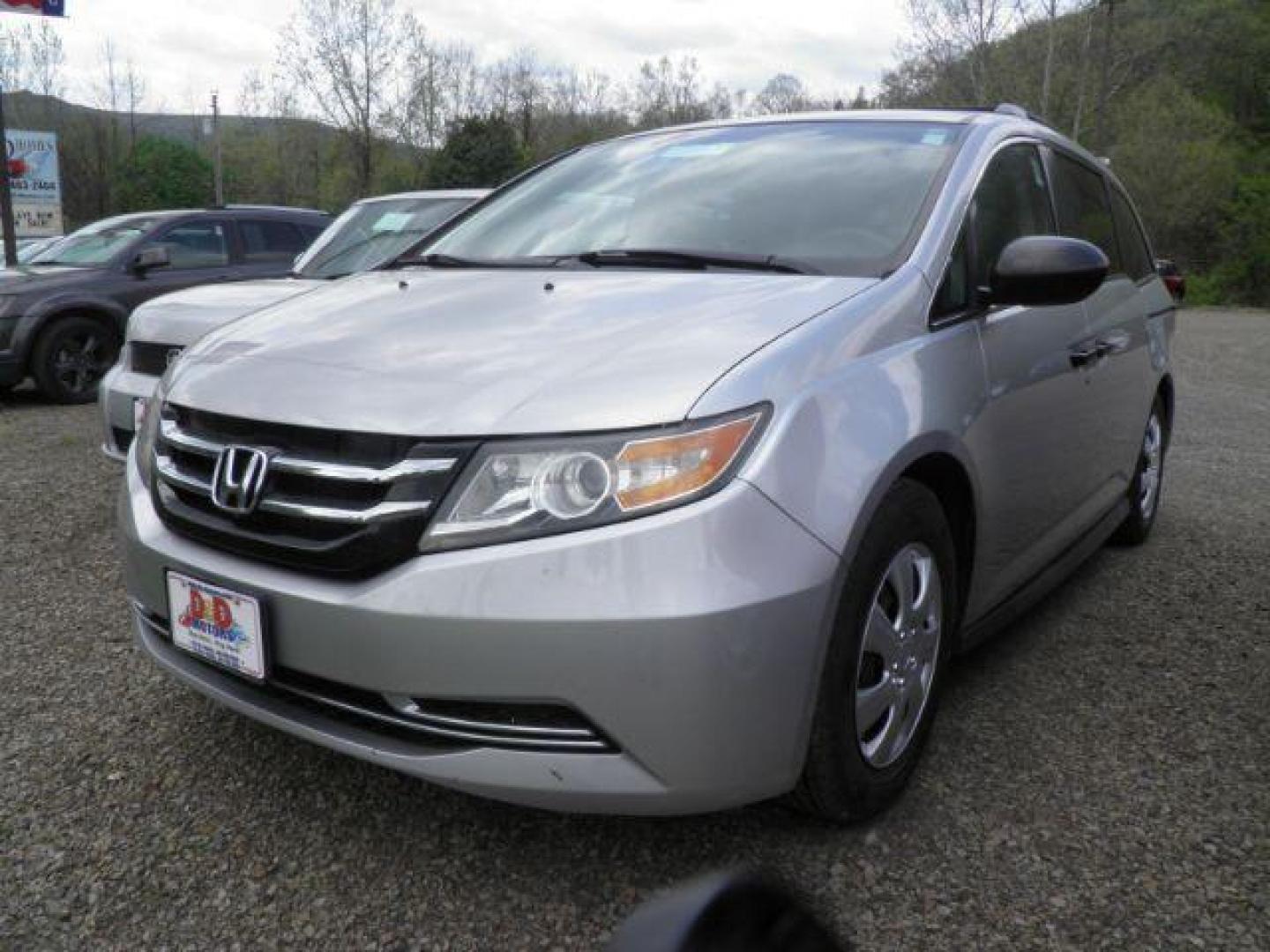 2015 SILVER Honda Odyssey LX (5FNRL5H25FB) with an 3.5L V6 engine, AT transmission, located at 15520 McMullen Hwy SW, Belair, MD, 21502, (301) 729-3700, 39.581375, -78.846451 - Photo#0