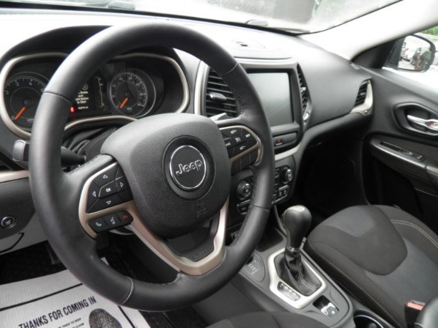 2015 WHITE Jeep Cherokee Latitude Altitude (1C4PJMCB8FW) with an 2.4L L4 engine, AT transmission, located at 15520 McMullen Hwy SW, Belair, MD, 21502, (301) 729-3700, 39.581375, -78.846451- Photo#2