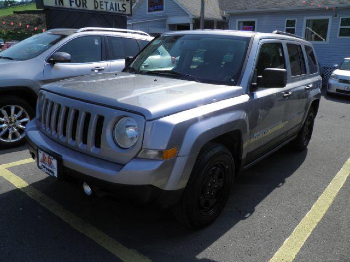 2015 Gray Jeep Patriot Sport (1C4NJPBA2FD) with an 2.4L I4 engine, 5SP transmission, located at 19521 New George's Creek Rd SW, Barton, MD, 21521, (301) 463-2404, 39.524323, -79.017906- Photo#0