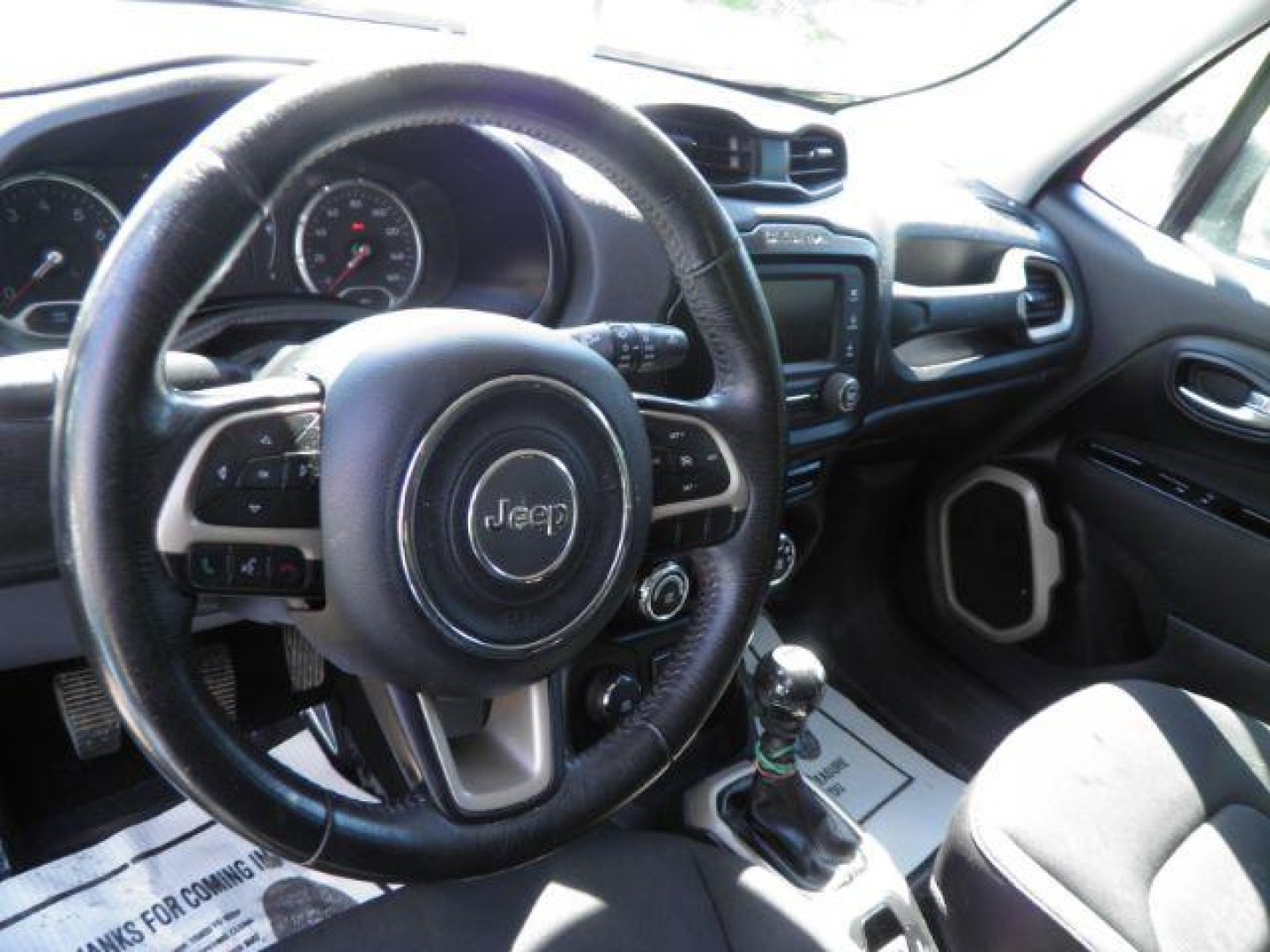 2015 Black Jeep Renegade Latitude (ZACCJBBH7FP) with an 2.4L I4 engine, MAN transmission, located at 19521 New George's Creek Rd SW, Barton, MD, 21521, (301) 463-2404, 39.524323, -79.017906- Photo#2