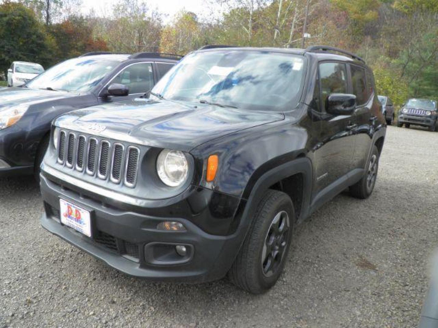 2015 Black Jeep Renegade Latitude (ZACCJBBH7FP) with an 2.4L I4 engine, MAN transmission, located at 19521 New George's Creek Rd SW, Barton, MD, 21521, (301) 463-2404, 39.524323, -79.017906 - Photo#0