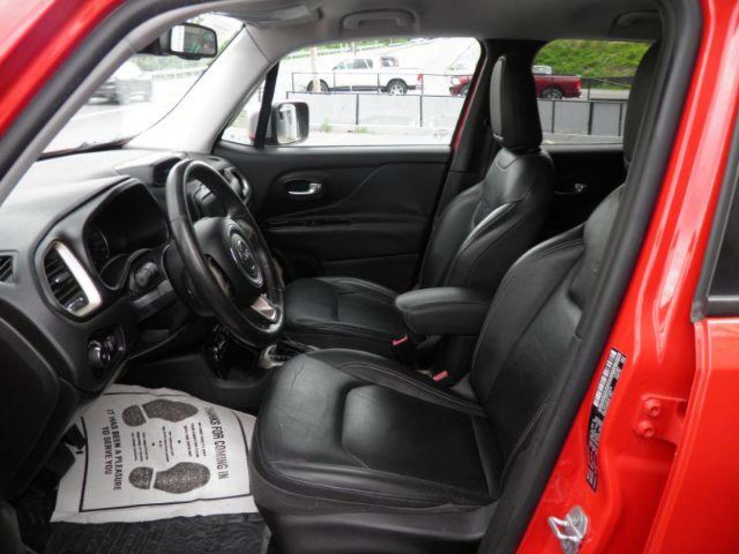 2015 RED Jeep Renegade Limited (ZACCJBDT8FP) with an 2.4L L4 engine, located at 15520 McMullen Hwy SW, Belair, MD, 21502, (301) 729-3700, 39.581375, -78.846451- Photo#1