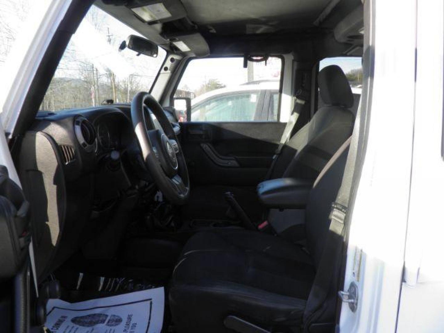 2015 White Jeep Wrangler Unlimited Sport (1C4BJWDGXFL) with an 3.6L V6 engine, MAN transmission, located at 15520 McMullen Hwy SW, Belair, MD, 21502, (301) 729-3700, 39.581375, -78.846451 - Photo#1